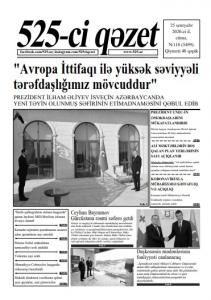 "525-ci qəzet"in 25 sentyabr sayında nələr var? - ANONS