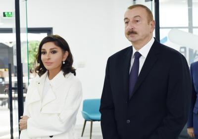 Prezident və birinci xanım Zəngilan ictimaiyyətinin nümayəndələri ilə görüşüblər