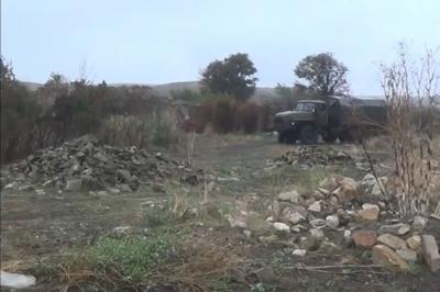 İşğaldan azad edilmiş Çaxırlı kəndinin görüntüləri -  Video