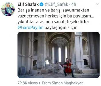 Azərbaycan və Türkiyə yazıçılarından Əlif Şəfəqə etiraz 
