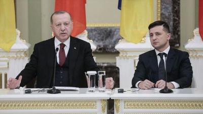 Türkiyə və Ukrayna prezidentləri görüşüblər