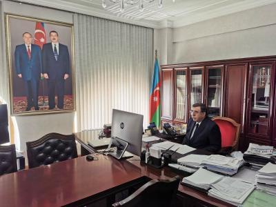 “Payızlıq əkinlərin suvarılması” mövzusunda videokonfrans keçirildi