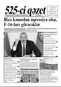 "525-ci qəzet"in 27 oktyabr sayında nələr var? - ANONS