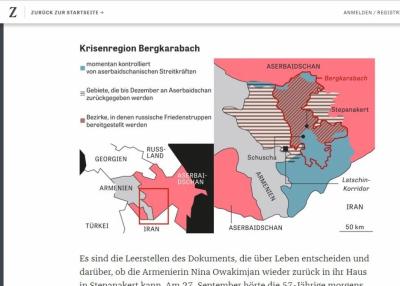 Almaniyanın “Zeit Online” portalı Azərbaycanın Qarabağ müharibəsində Qələbəsindən yazdı