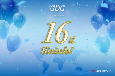 APA-nın yaranmasından 16 il ötür