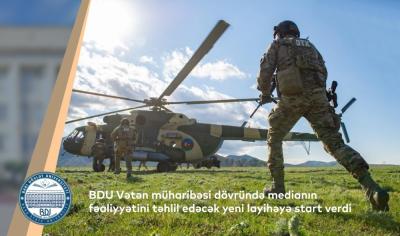 Vətən müharibəsi dövründə medianın fəaliyyəti təhlil ediləcək