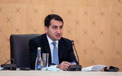 Hikmət Hacıyev: Səfəri Ağdama qayıtmağı vəd edərək bitirdik