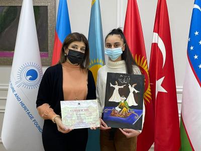 Beynəlxalq Türk Mədəniyyəti və İrsi Fondu uşaqları mükafatlandırdı