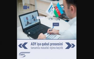 ADY işə qəbul prosesini tam onlayn rejimə keçirib