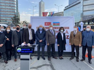 İstanbulda “Azərbaycan” prospekti istifadəyə verildi