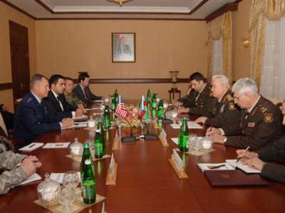 Səfər Əbiyev ABŞ generalını qəbul etdi