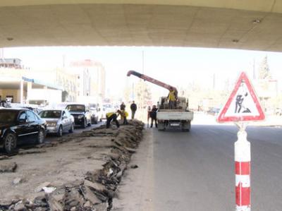 Bakıda əsas yollardan birinin təmirinə başlandı