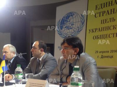 Donetskdə təcili toplaşan diaspora təşkilatları beynəlxalq qurumlara müraciət ünvanlayıblar