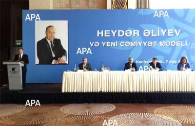 “Heydər Əliyev və yeni cəmiyyət modeli” mövzusunda konfrans keçirilib