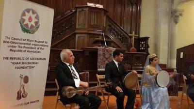 Fransada azərbaycanlı ifaçıların iştirakıyla konsert keçilrilib