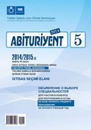 “Abituriyent” jurnalının 5-ci sayı nəşr olunub