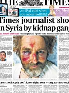Britaniyalı jurnalistlər əsirlikdən qaçdılar