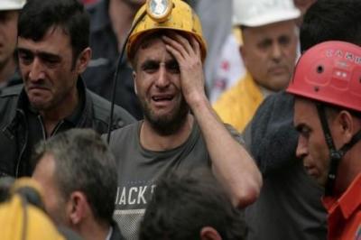 Somada çökmüş mədəndə yanğın başladı