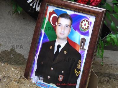 Şəhid olan gizir bu gün torpağa tapşırılıb