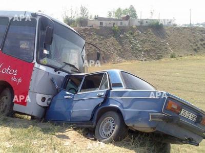 Göygöl rayonunda dəhşətli qəza: iki ölü, bir yaralı