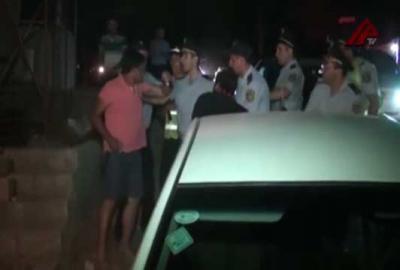 Nabranda sürücülərlə polis arasında toqquşma olub