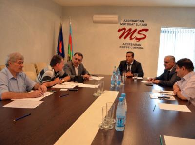 Mətbuat Şurasının növbəti iclası keçirilib