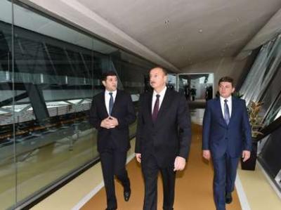 İlham Əliyev Gilan Qida Şəhərciyi ilə tanış olub