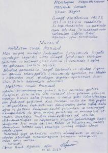 Rəsul Cəfərov İlham Əliyevə əfv olunması üçün müraciət edib