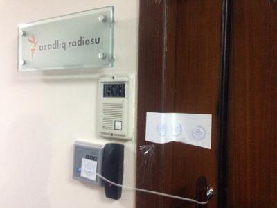 “Azadlıq” radiosunun Bakı ofisi möhürləndi