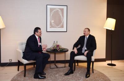 İlham Əliyev Avropa Komissiyasının vitse-prezidenti ilə görüşüb