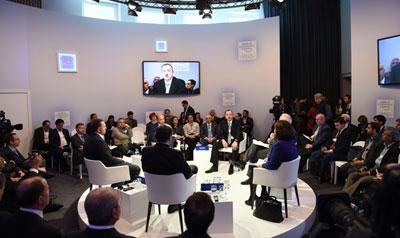 Prezident Davosda “Regionların transformasiyası: Avrasiya” sessiyasında iştirak edib
