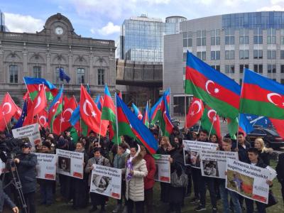 Diaspor nümayəndələrindən etiraz aksiyası