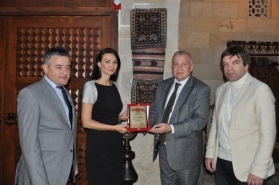 Qənirə Paşayeva Rumeli Balkan Strateji Araşdırmaları Mərkəzinin rəhbərliyi ilə görüşüb