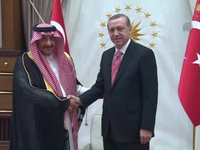 Ərdoğan Səudiyyə Ərəbistanının XİN rəhbəri ilə görüşüb