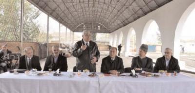 Bərdə İmamzadəsinin bərpadan sonra açılış mərasimi olub