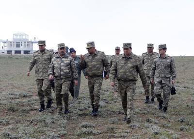 Hava Hücumundan Müdafiə Qoşunlarının döyüş hazırlığı yoxlanılıb