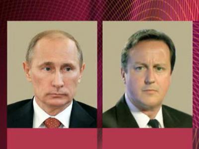 Putin və Kemeron arasında telefon danışığı