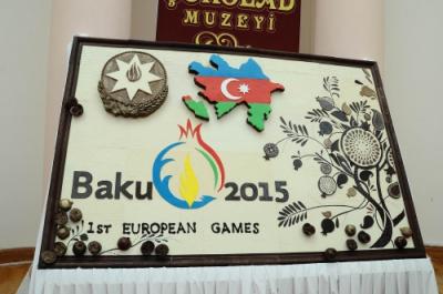 I Avropa Oyunlarına həsr edilən şokolad tablosu “Ginnesin rekordlar kitabı”na düşə bilər