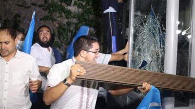 Türkiyədə Tailand konsulluğuna hücum olub