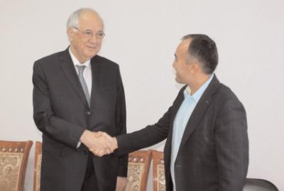 Hidayət Orucov Qırğızıstan İctimai Televiziyasının baş direktoru ilə görüşüb