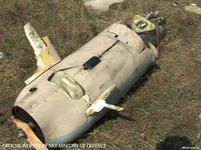 Cəbhədə daha bir pilotsuz uçan aparat vuruldu