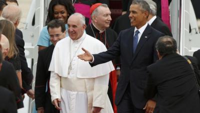 Obama Roma Papasını şəxsən qarşılayıb