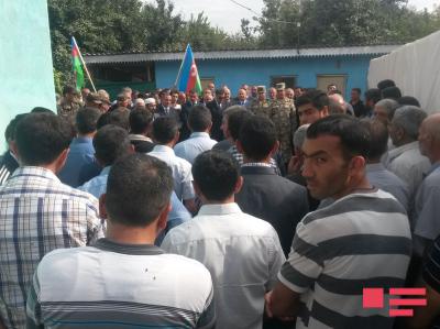 Şəhid hərbçi dəfn edildi