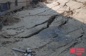 Cəlilabadda torpaq sürüşməsi