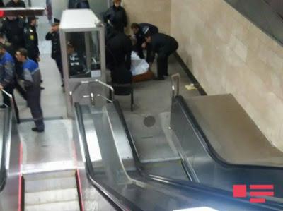Bakı metrosunda ölüm hadisəsi