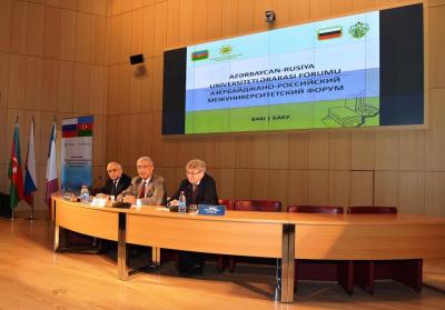 Azərbaycan-Rusiya Universitetlərarası Forumu işə başladı