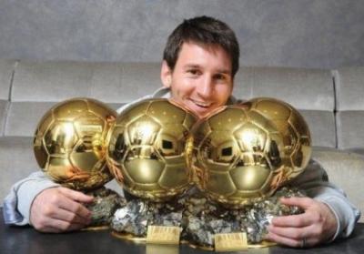 Messi tarixdə ilk dəfə dördqat "Qızıl top" mükafatçısı oldu