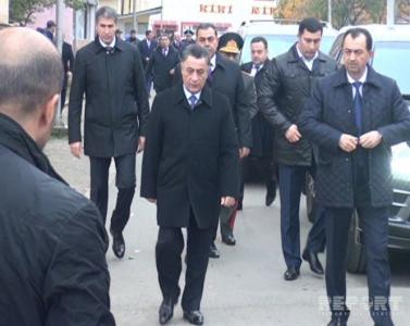 Ramil Usubov şəhid polisin hüzr mərasimində
