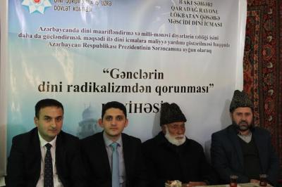 Dini maarifləndirmə ilə bağlı tədbirlər uğurla davam etdirilir