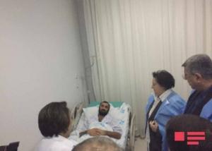 Xəsarət alan neftçilərdən daha biri xəstəxanaya yerləşdirildi
